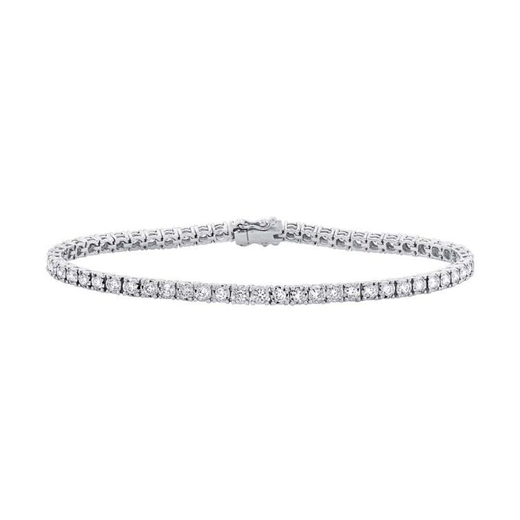 1.95ct 14k White Gold Diamond Lady's Bracelet
