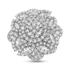 4.57ct 18k White Gold Diamond Lady's Ring