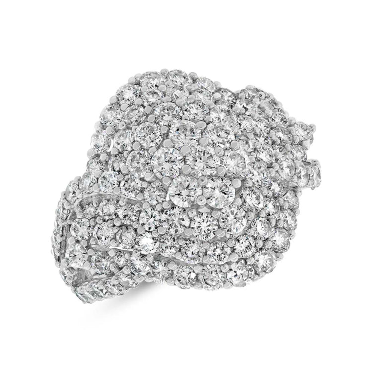 3.26ct 18k White Gold Diamond Lady's Ring