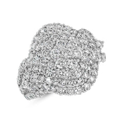 3.26ct 18k White Gold Diamond Lady's Ring
