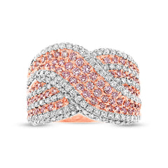 2.00ct 14k Rose Gold Natural Pink Diamond Lady's Ring