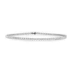 9.25ct 14k White Gold Diamond Tennis Necklace