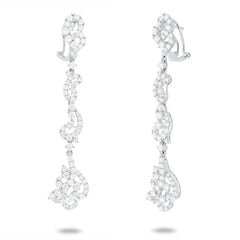 4.71ct 18k White Gold Diamond Earring