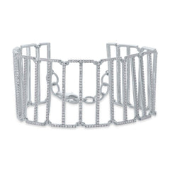 2.35ct 14k White Gold Diamond Bracelet