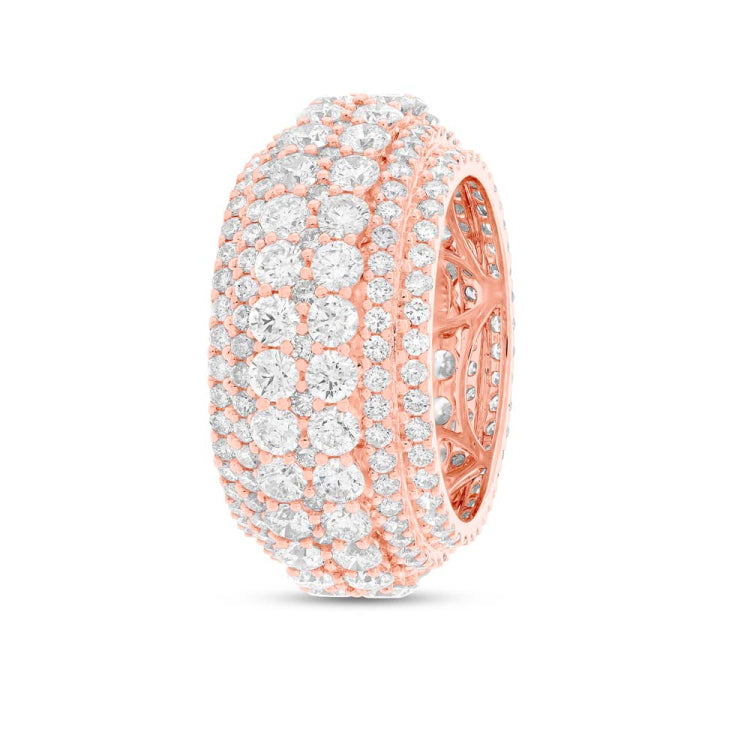 6.96ct 18k Rose Gold Diamond Lady's Ring