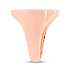 0.16ct 14k Rose Gold Ruby Heart Lady's Ring Size 3.5