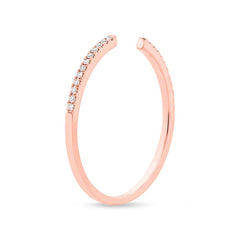 0.07ct 14k Rose Gold Diamond Lady's Ring