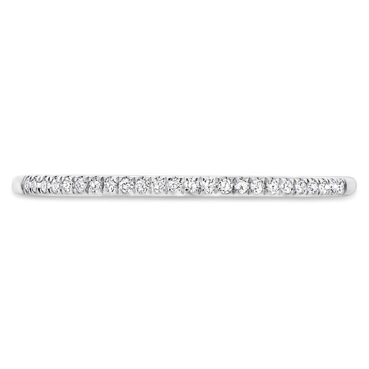 0.06ct 14k White Gold Diamond Lady's Band Size 5.5