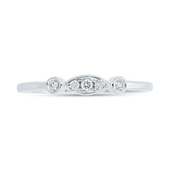0.06ct 14k White Gold Diamond Lady's Ring