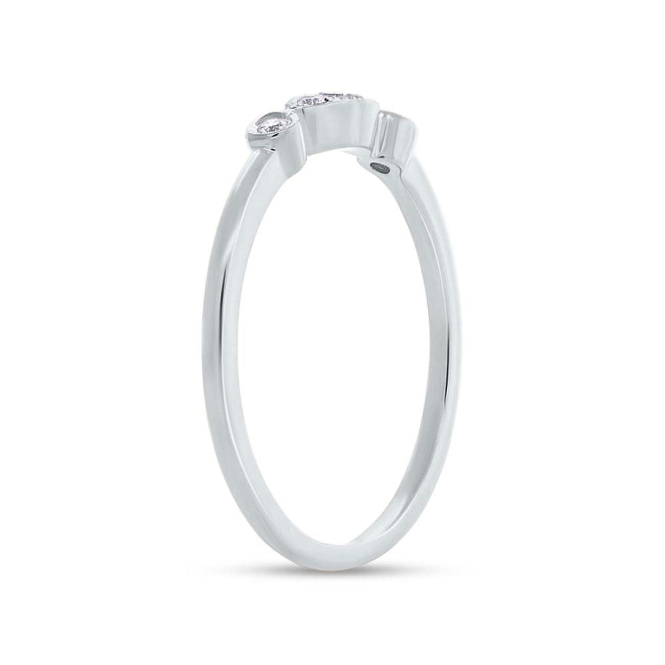 0.06ct 14k White Gold Diamond Lady's Ring