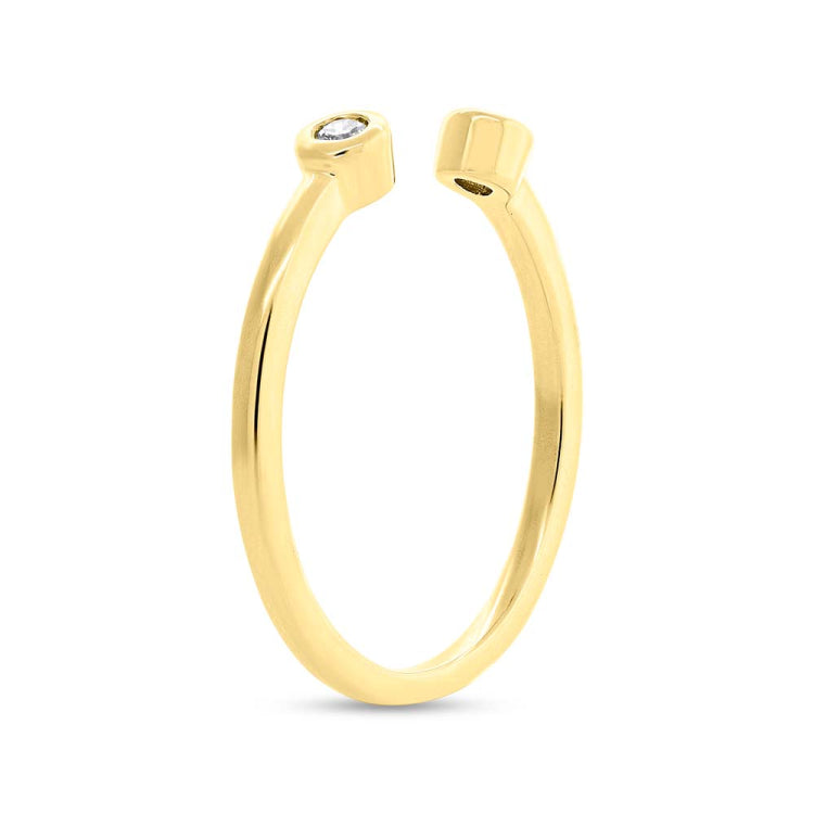 0.07ct 14k Yellow Gold Diamond Lady's Ring