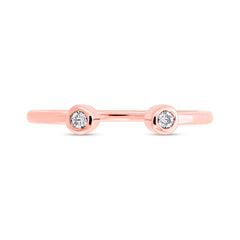 0.07ct 14k Rose Gold Diamond Lady's Ring