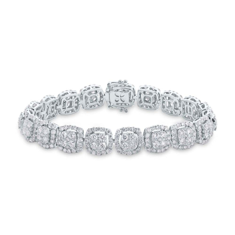 8.33ct 18k White Gold Diamond Lady's Bracelet
