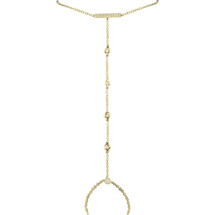 0.24ct 14k Yellow Gold Diamond Lady's Bracelet