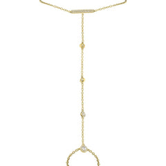 0.27ct 14k Yellow Gold Diamond Lady's Bracelet