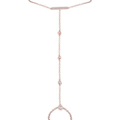 0.27ct 14k Rose Gold Diamond Lady's Bracelet