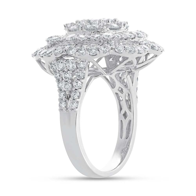 4.43ct 18k White Gold Diamond Lady's Ring