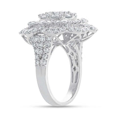 4.43ct 18k White Gold Diamond Lady's Ring