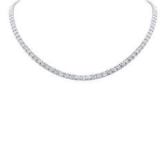4.71ct 14k White Gold Diamond Tennis Necklace