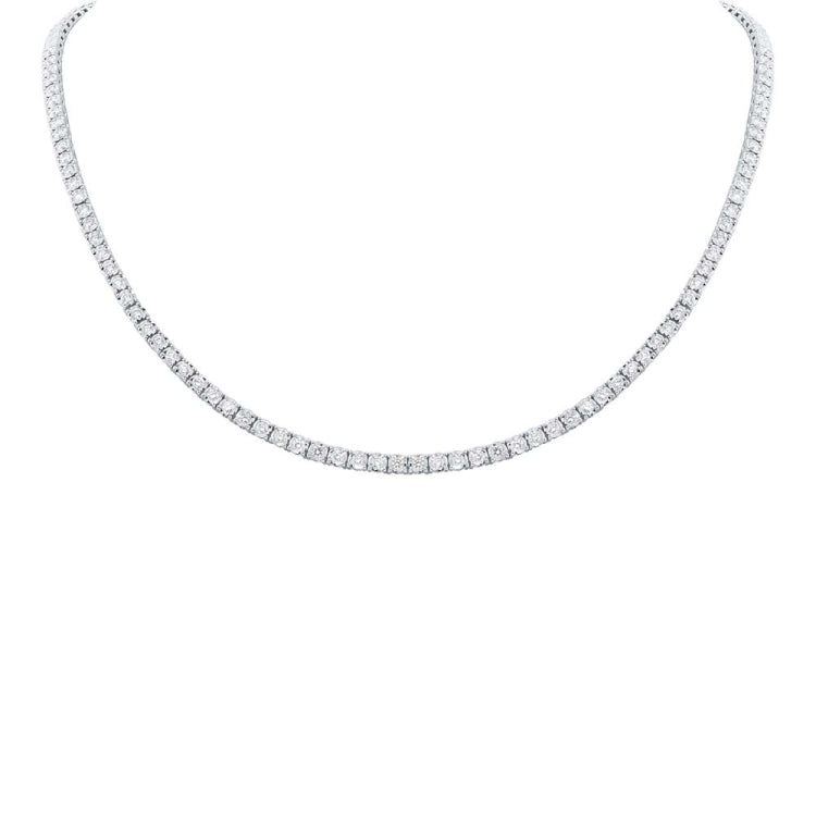 2.49ct 14k White Gold Diamond Tennis Necklace