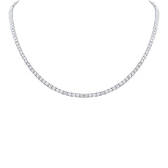 2.49ct 14k White Gold Diamond Tennis Necklace