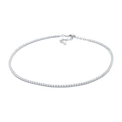 2.49ct 14k White Gold Diamond Tennis Necklace