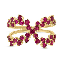 1.75ct 14k Yellow Gold Ruby Lady's Ring