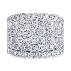 2.71ct 14k White Gold Diamond Lady's Ring
