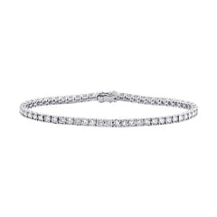2.23ct 14k White Gold Diamond Lady's Bracelet