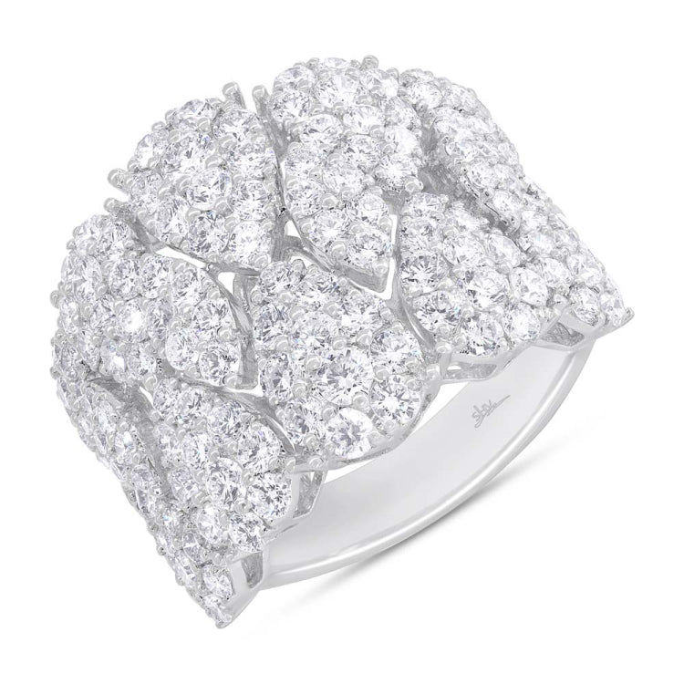3.63ct 14k White Gold Diamond Lady's Ring