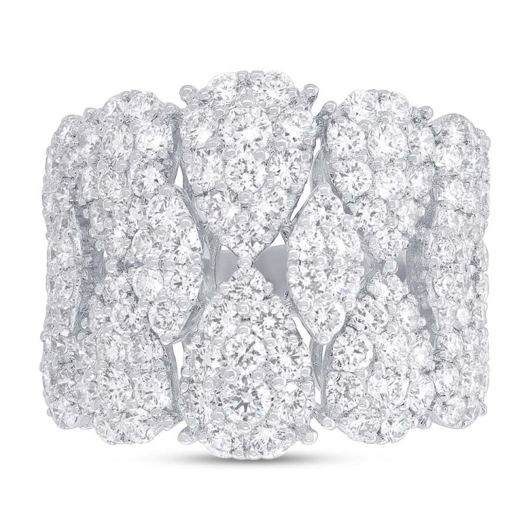 3.63ct 14k White Gold Diamond Lady's Ring