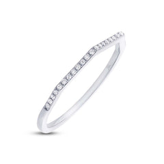 0.07ct 14k White Gold Diamond Lady's Ring