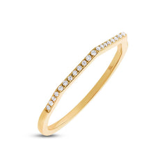 0.07ct 14k Yellow Gold Diamond Lady's Ring
