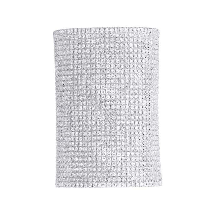 2.41ct 14k White Gold Diamond Pave Lady's Ring