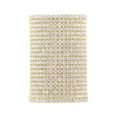 4.98ct 14k Yellow Gold Diamond Pave Lady's Ring