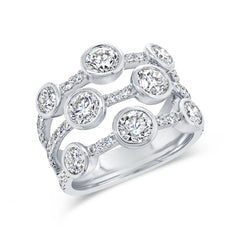 2.71ct 14k White Gold Diamond Lady's Ring