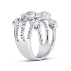 2.71ct 14k White Gold Diamond Lady's Ring