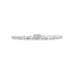 1.19ct 14k White Gold Diamond Lady's Bracelet