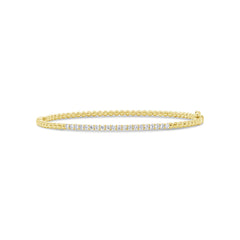 0.42ct 14k Yellow Gold Diamond Lady's Bangle