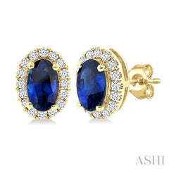 Colored Stone Earring