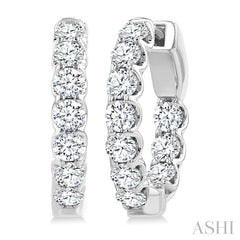 DIAMOND HOOP EARRINGS