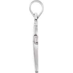 Platinum Cross Pendant