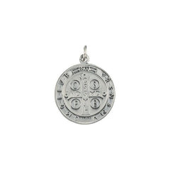 Sterling Silver 18.5 mm St. Benedict Medal