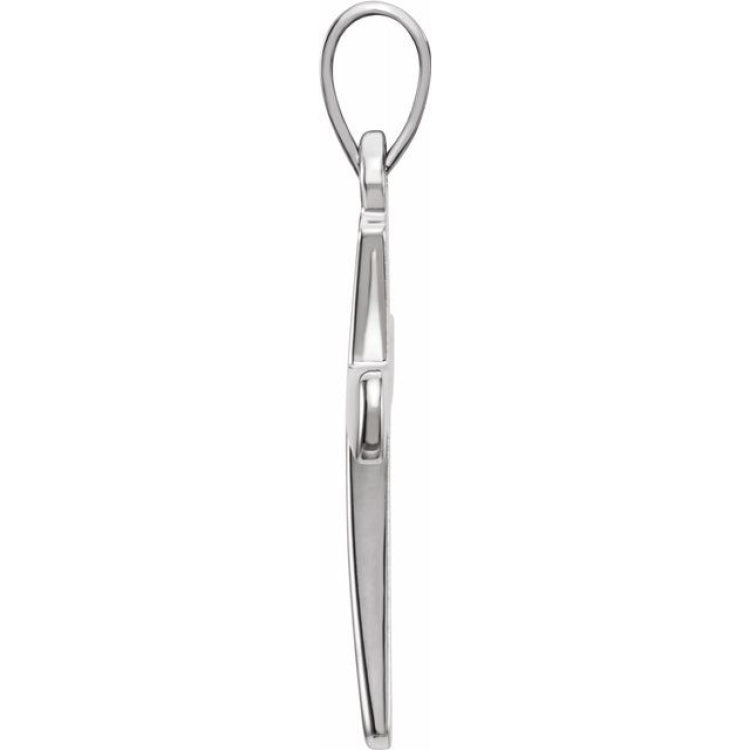 Platinum Cross Pendant
