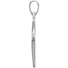 Platinum Cross Pendant