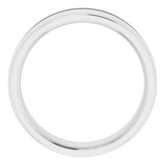 14K White 3/8 CTW Natural Black Diamond Band