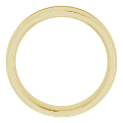 14K Yellow 3/8 CTW Natural Black Diamond Band