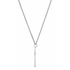 Sterling Silver 25.7x14 mm Cross 18" Necklace