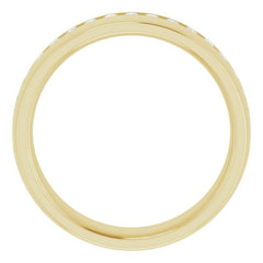 14K Yellow 1/2 CTW Natural Diamond Band