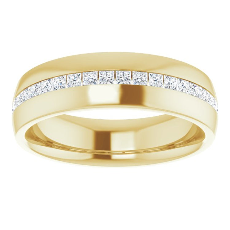 14K Yellow 5/8 CTW Diamond Band
